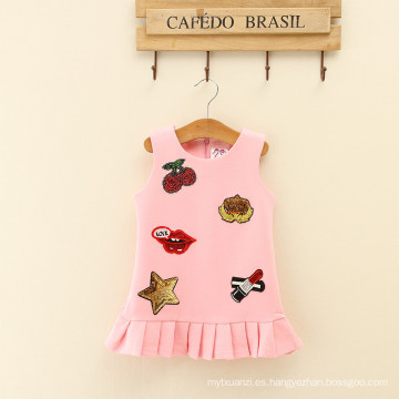 Adultos vestidos de una línea de niñas ropa rosa volante ropa de invierno de invierno usa ropa para las hijas de otoño y la ropa de mamá